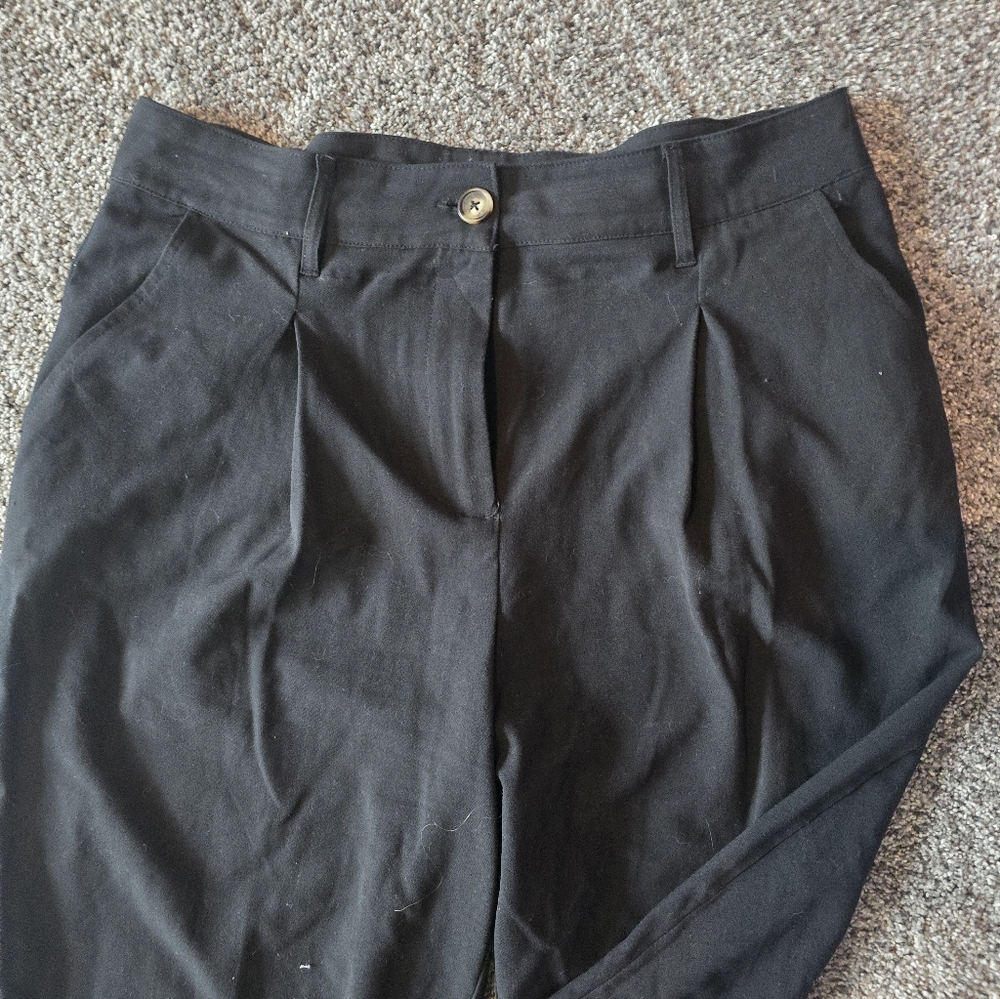 Wild Fable Black Dress Pants High-Waisted Wide Leg - Picture 4 of 7